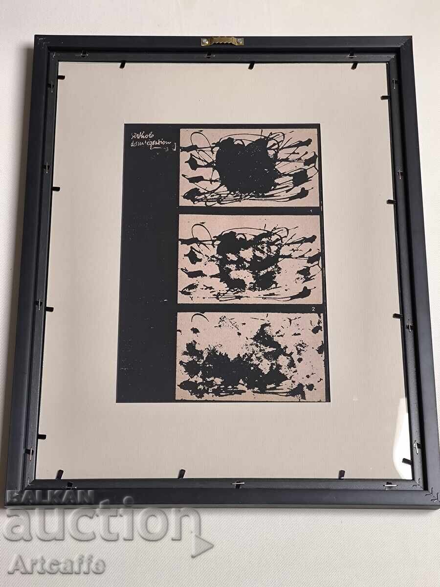 Livrarea Christo - Khristo Yavashev, litografie timpurie 1960 Livrarea Christo - Khristo Yavashev, litografie timpurie 1960