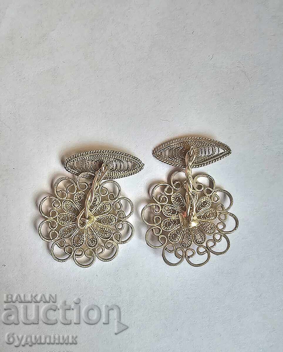 Silver Solid Cufflinks Filigree 7 Grams. Listing over 100 with price 39.99 BGN | € 20.45