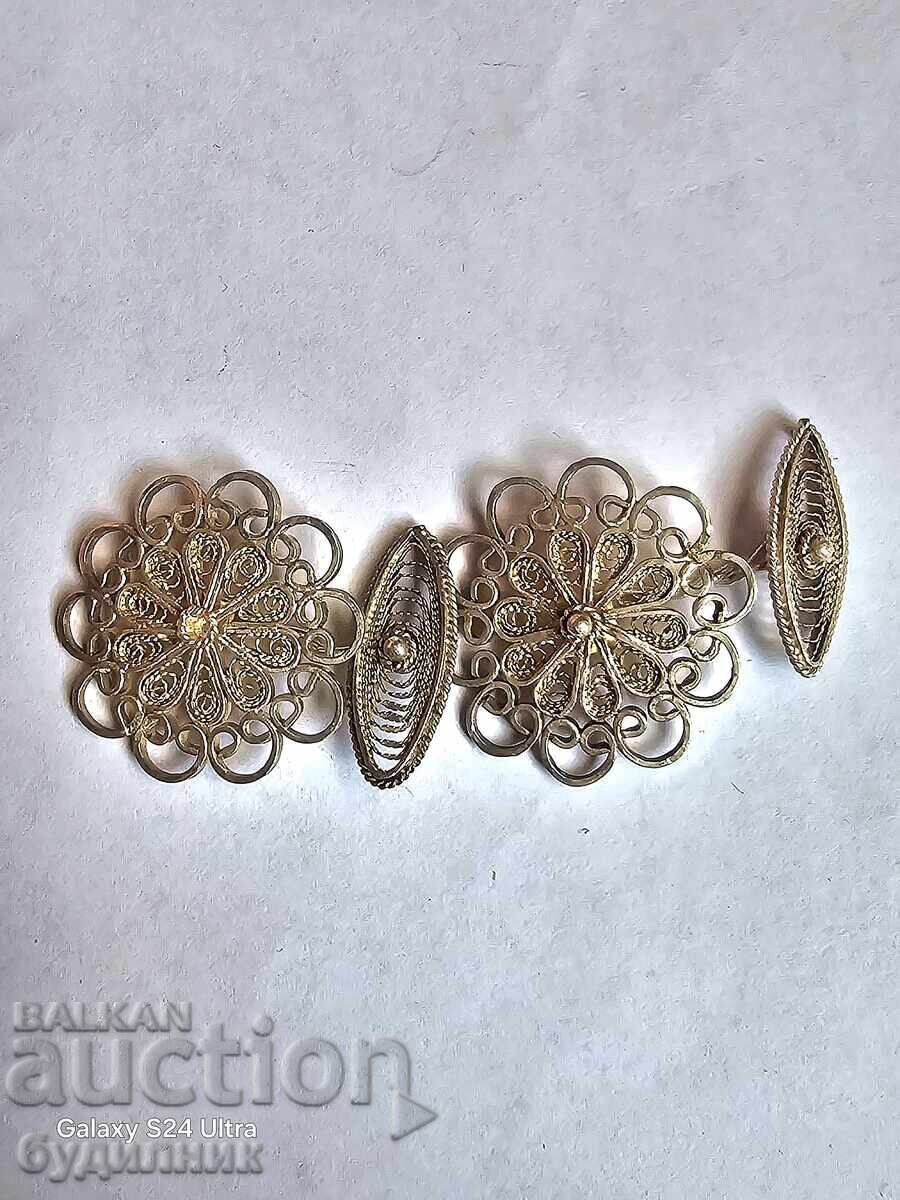 Auction  Silver Solid Cufflinks Filigree 7 Grams. Listing over 100