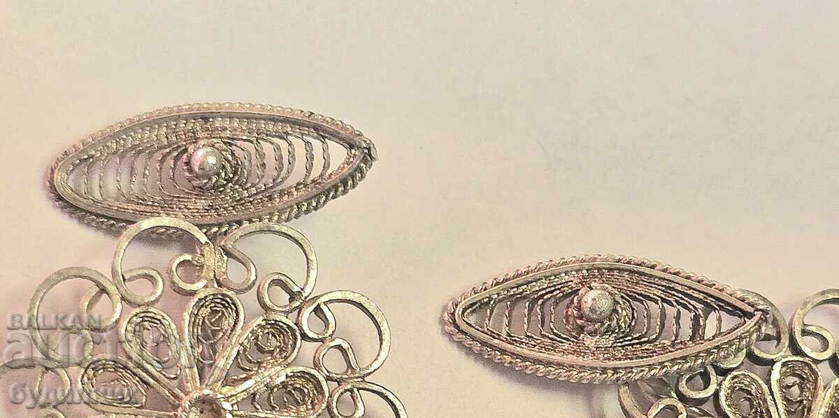 Silver Solid Cufflinks Filigree 7 Grams. Listing over 100 - 5