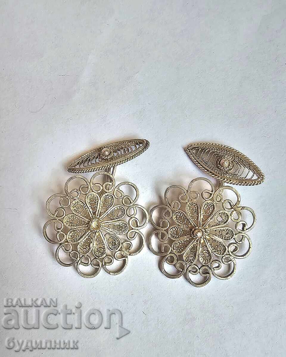 Silver Solid Cufflinks Filigree 7 Grams. Listing over 100