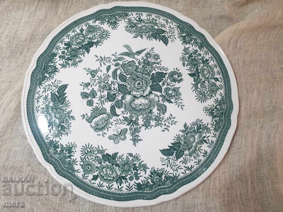 Large porcelain platter, tray Villeroy & Boch Fasan Green Large porcelain platter, tray Villeroy & Boch Fasan Green