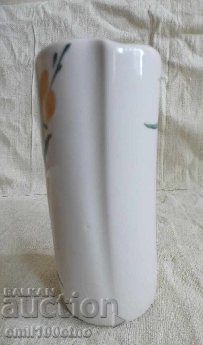 Small vase old Bulgarian porcelain Kosta Yordanov Vidin - 6