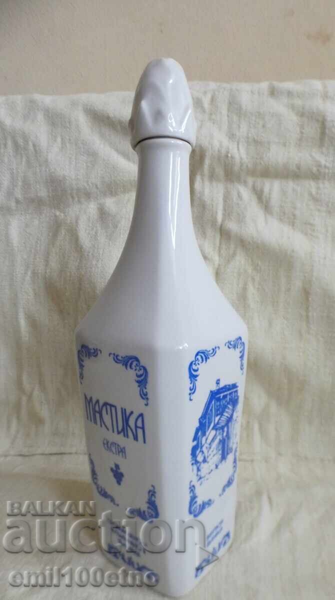 Δημοπρασία Μπουκάλι μαστίχας εποχής Βινπρόμ πορσελάνη Ντιάνκο Στεφάνο