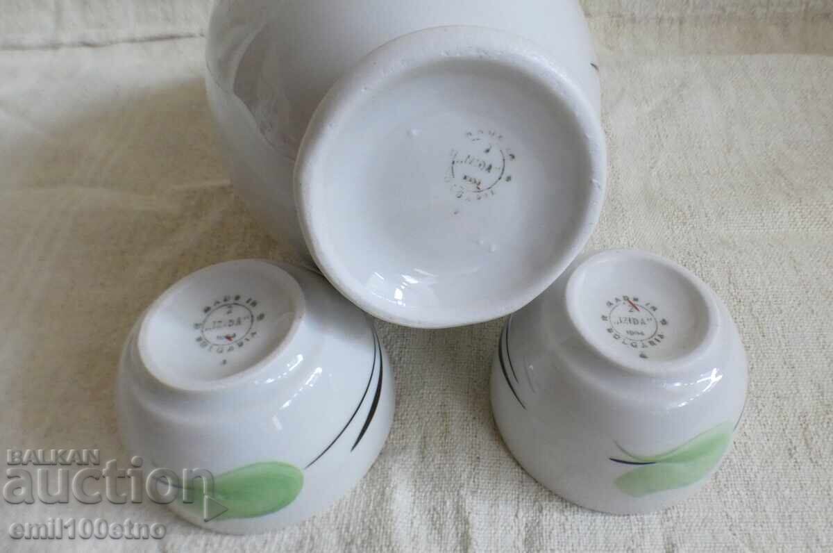 Σετ Καράφα με σχήμα στυλιζαρισμένου πουλιού συν 2 ποτήρια Ίσιδα - 6