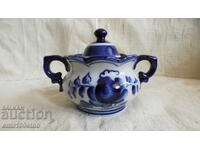 Zahărniță porțelan vechi Gzhel URSS