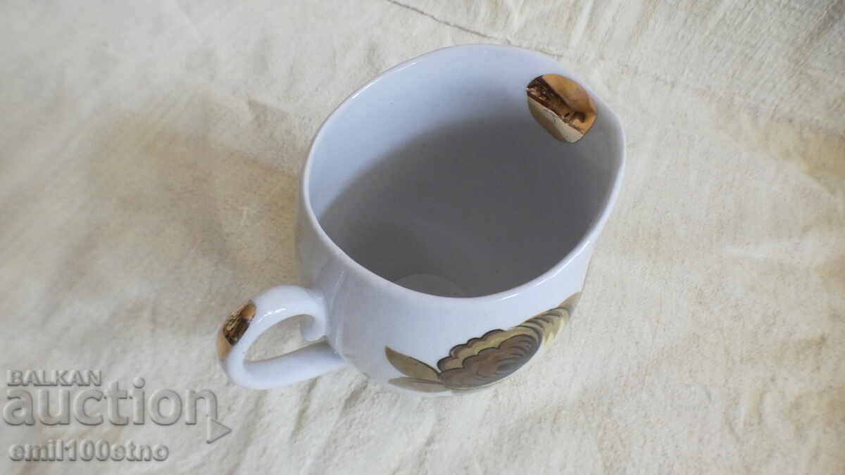 Delivery of Milk jug - creamer, old porcelain Poltava USSR Delivery of Milk jug - creamer, old porcelain Poltava USSR