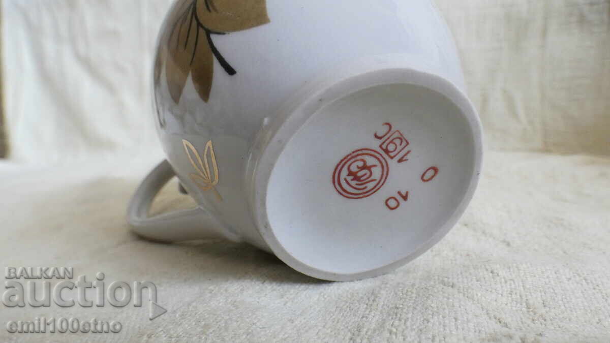 Milk jug - creamer, old porcelain Poltava USSR - 6 Milk jug - creamer, old porcelain Poltava USSR - 6