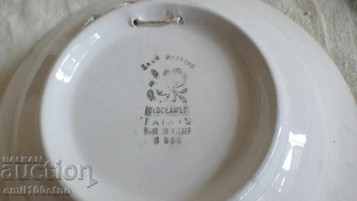 Placă de perete din porțelan pictat manual Polonia - 5