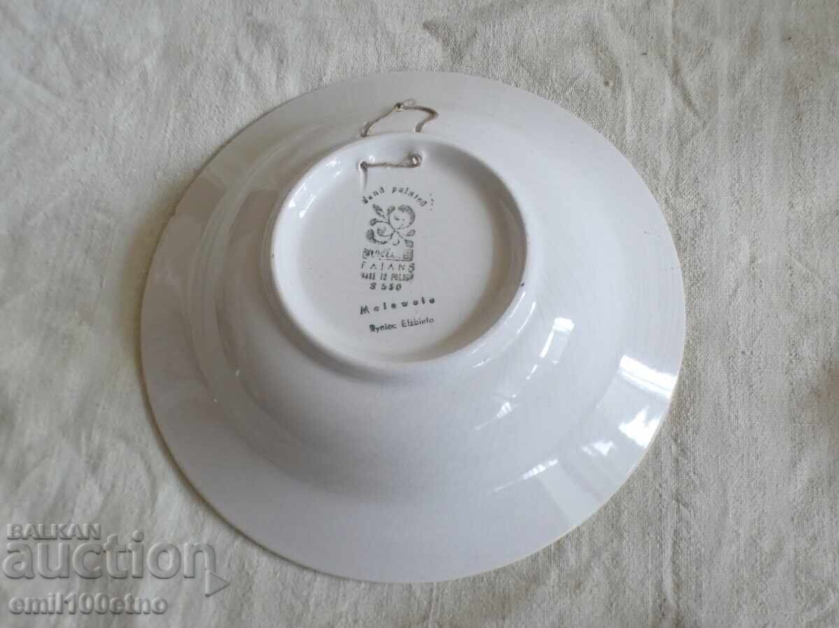 Livrarea Placă de perete din porțelan pictat manual Polonia