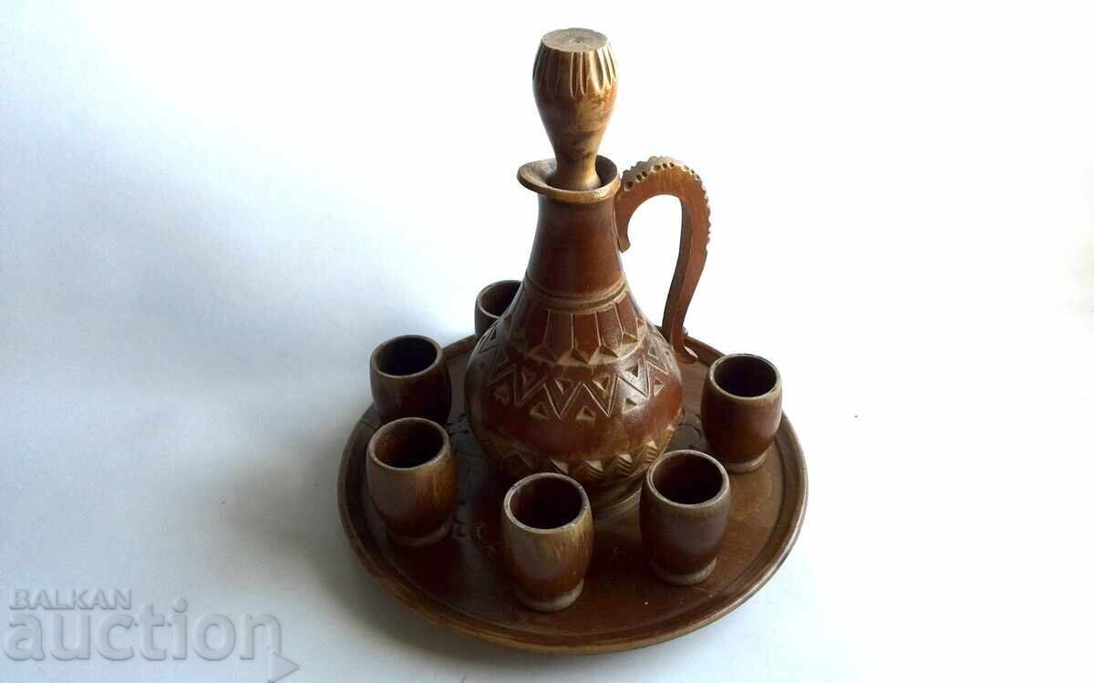 VECHE CANĂ DE LEMN PRIMITIVĂ, CANĂ PENTRU VIN, RAKIA, 6 LITRI VECHE CANĂ DE LEMN PRIMITIVĂ, CANĂ PENTRU VIN, RAKIA, 6 LITRI