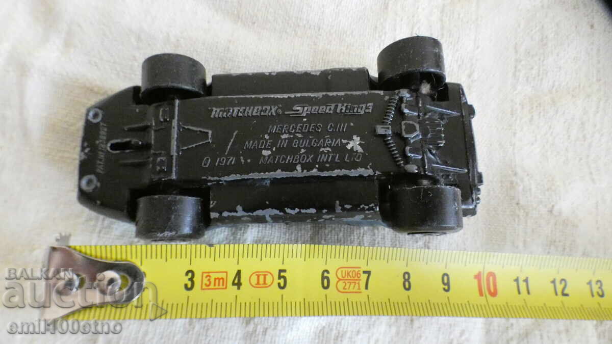 Метална количка За Части Mercedes C III matchbox Bulgaria - 6