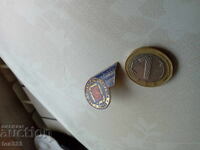 Bronze badge Sofia Metropolitan Autotransport Druzhba on pin