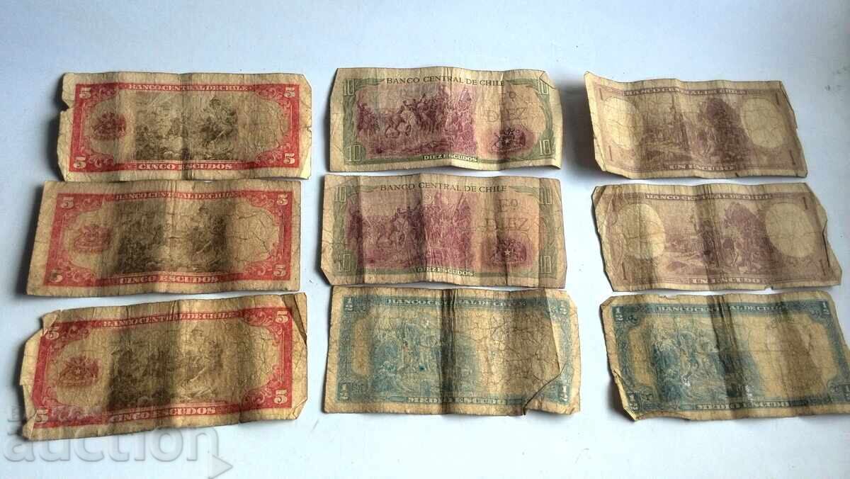 Delivery of Old 16 Chilean banknotes Delivery of Old 16 Chilean banknotes