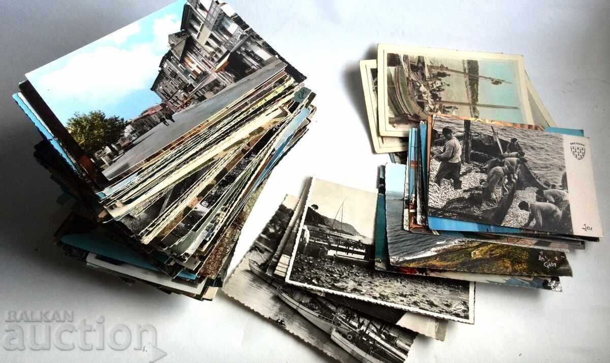 340 τμχ παλιές Γαλλικές καρτ ποστάλ από τη δεκαετία του '50-'60