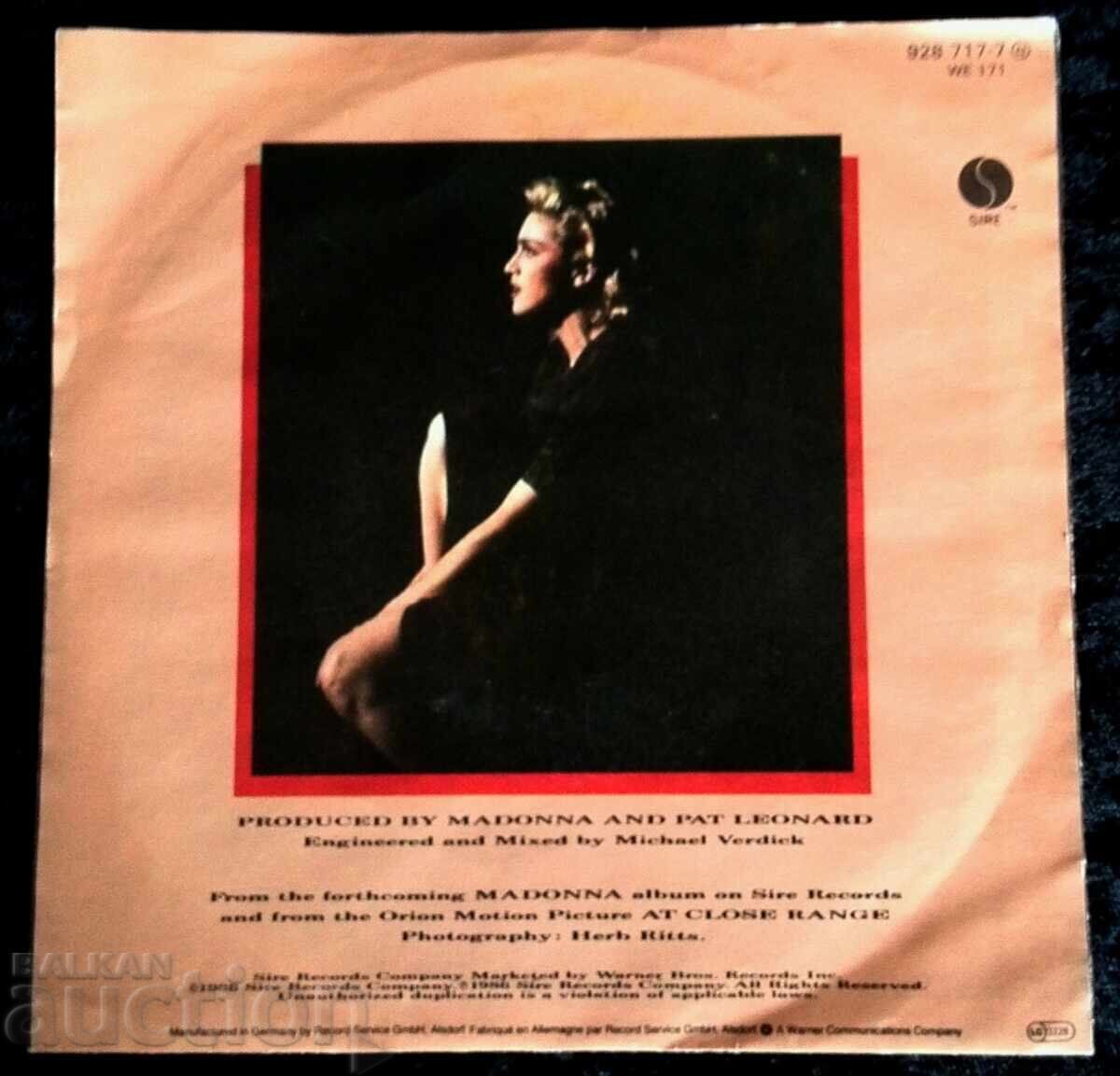 Madonna - Live To Tell - 7" vinyl single with price € 5.00 | 9.78 BGN