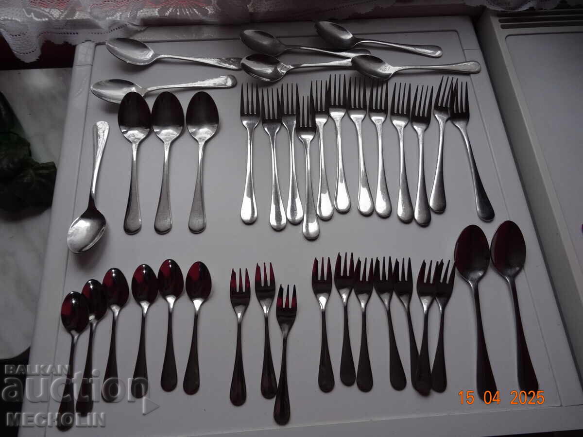 Σετ πιρουνιών και κουταλιών Solingen VM 18/10 ΑΝΟΞΕΙΔΩΤΟ ΑΤΣΑΛΙ με τιμή 222.00 BGN | € 113.51