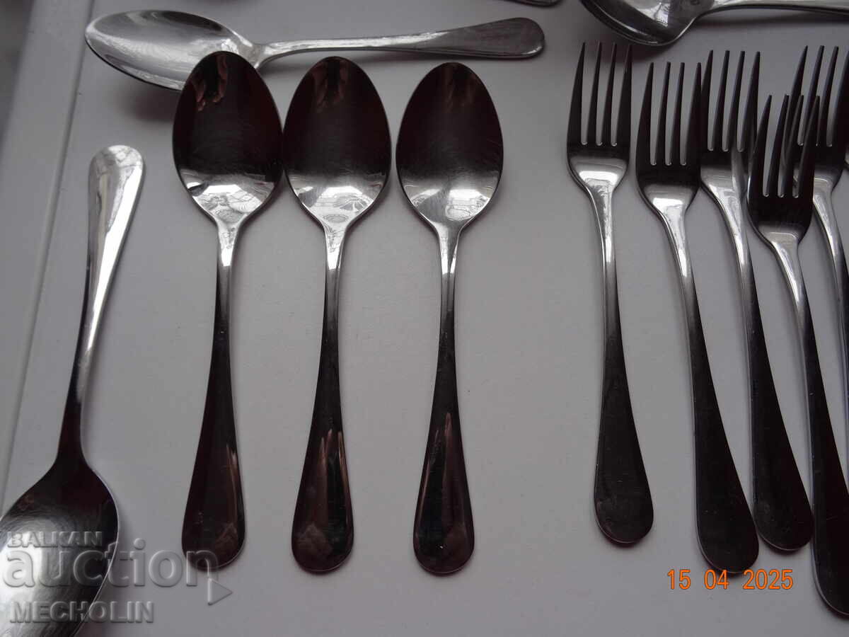 Δημοπρασία Σετ πιρουνιών και κουταλιών Solingen VM 18/10 ΑΝΟΞΕΙΔΩΤΟ ΑΤΣΑΛΙ