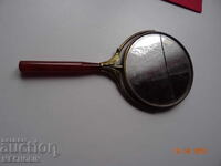 АНТИЧНО ОГЛЕДАЛЦЕ С КЕХЛИБАР И ПОЗЛАТА