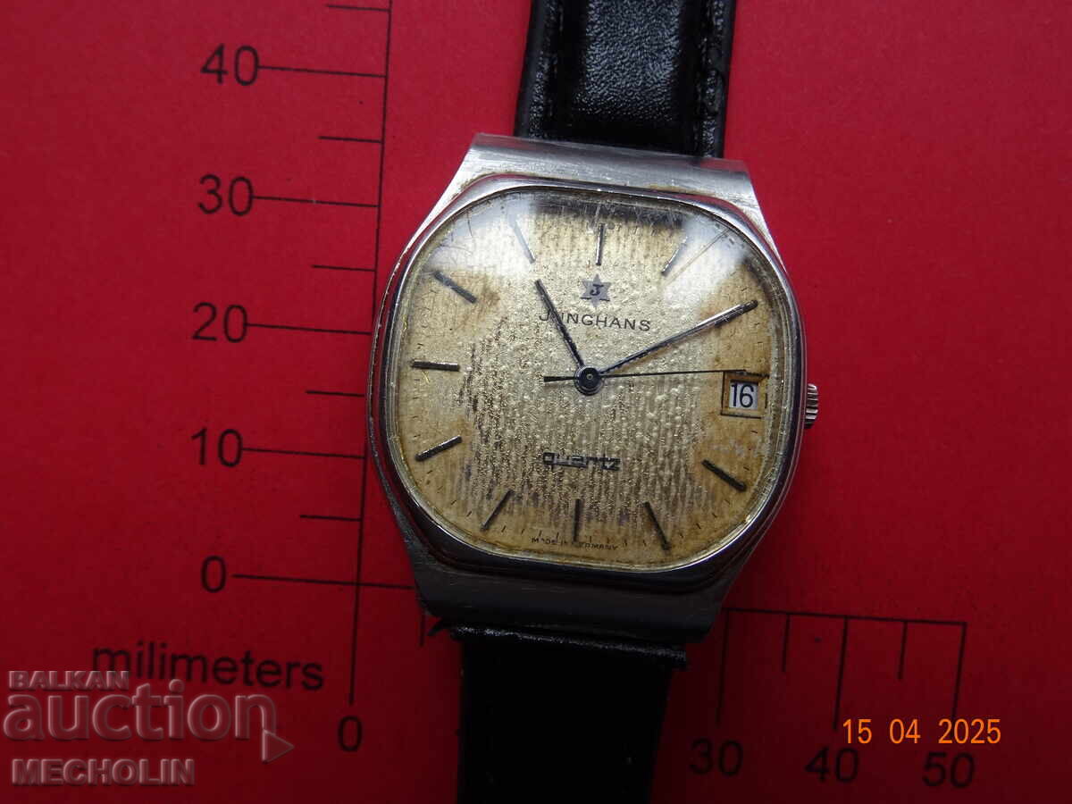 Auction  Vintage German Quartz Watch JUNGHANS