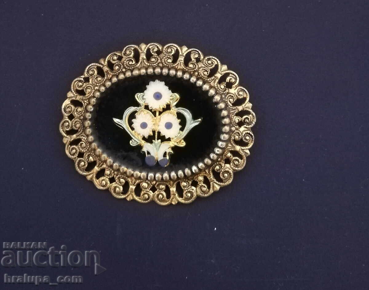 Μεγάλη παλιά καρφίτσα φιλιγκράν