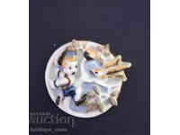 Αντίκα πορσελάνινη καρφίτσα