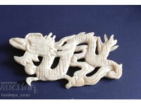 Antique Dragon Brooch