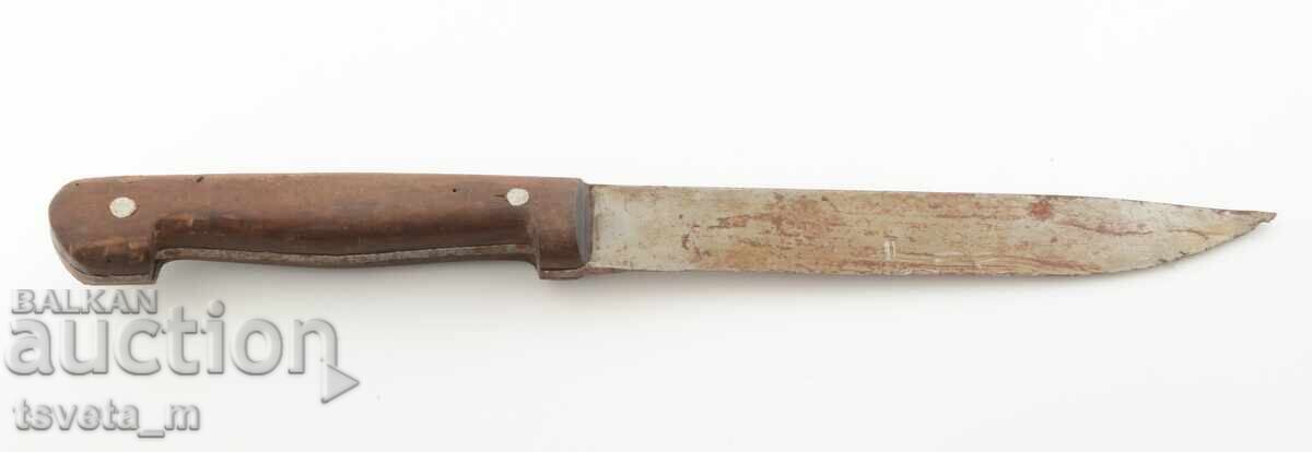 Μαχαίρι αντίκα με ξύλινη λαβή με τιμή 15.00 BGN | € 7.67