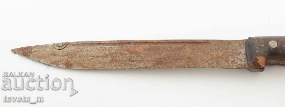 Δημοπρασία Μαχαίρι αντίκα με ξύλινη λαβή