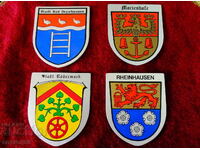 Embleme germane din duraluminiu, 4 bucăți