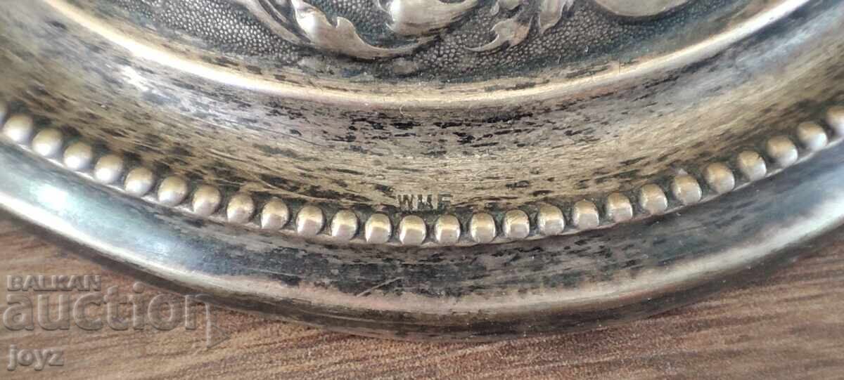 Antique Silver-plated Candlestick WMF with price 99.99 BGN | € 51.12 Antique Silver-plated Candlestick WMF with price 99.99 BGN | € 51.12