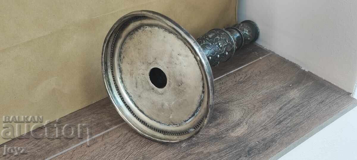 Antique Silver-plated Candlestick WMF - 7 Antique Silver-plated Candlestick WMF - 7