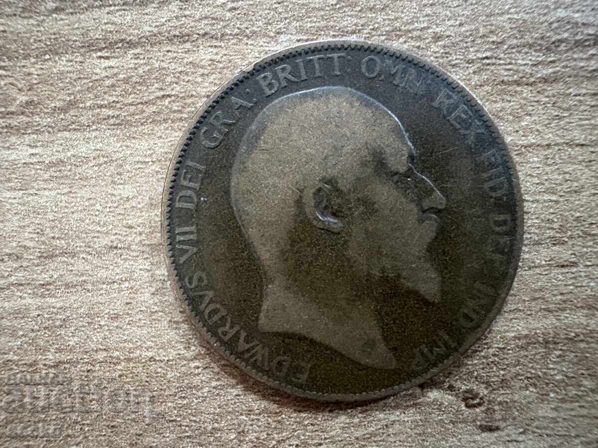 United Kingdom - 1 Penny (1906) with price 1.25 BGN | € 0.64