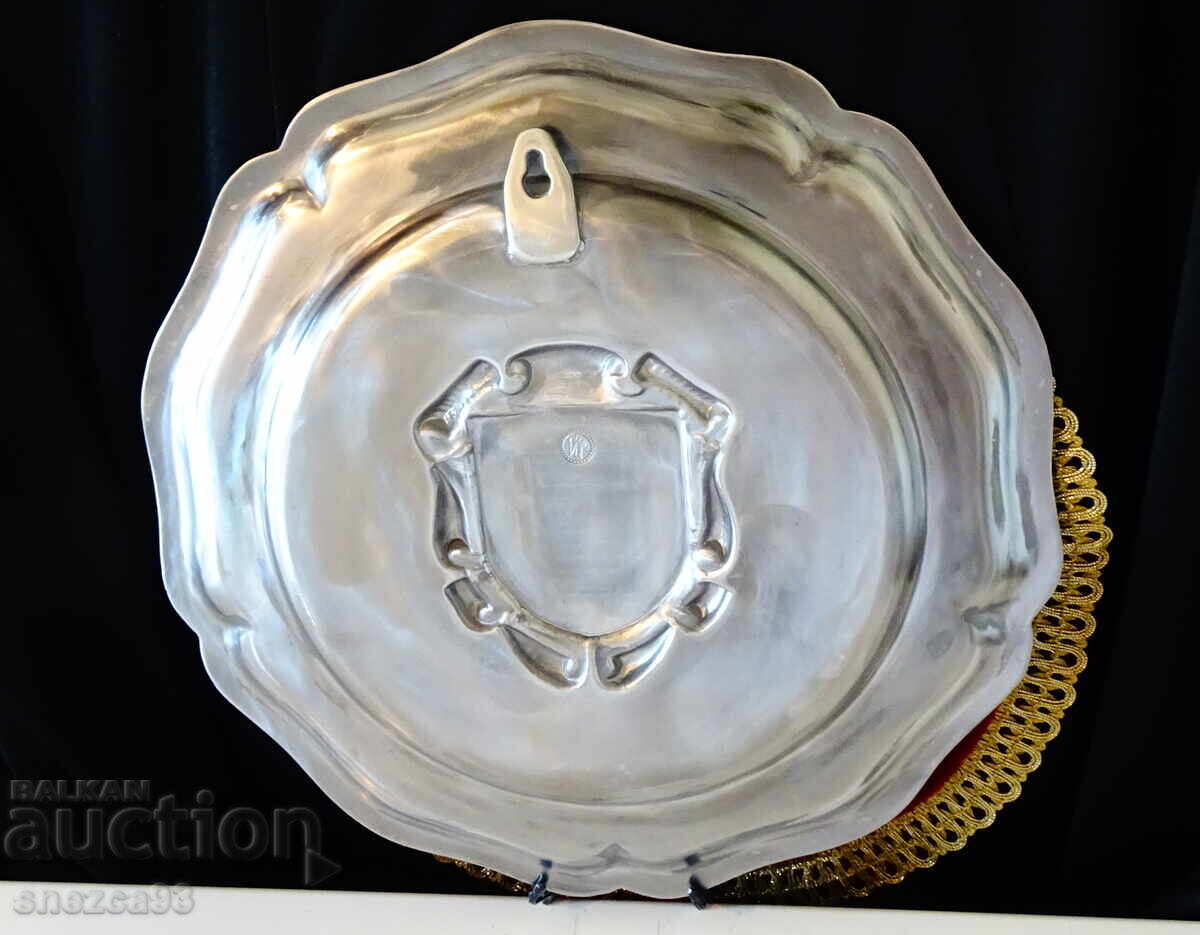 Παράδοση Πίνακας από κασσίτερο με κορνίζα για φωτογραφία 33 εκ., γαμήλιο δώρο κασσιτέρου Παράδοση Πίνακας από κασσίτερο με κορνίζα για φωτογραφία 33 εκ., γαμήλιο δώρο κασσιτέρου