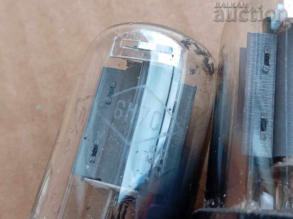 Radio tubes radio station USSR military production 6N7S - 6