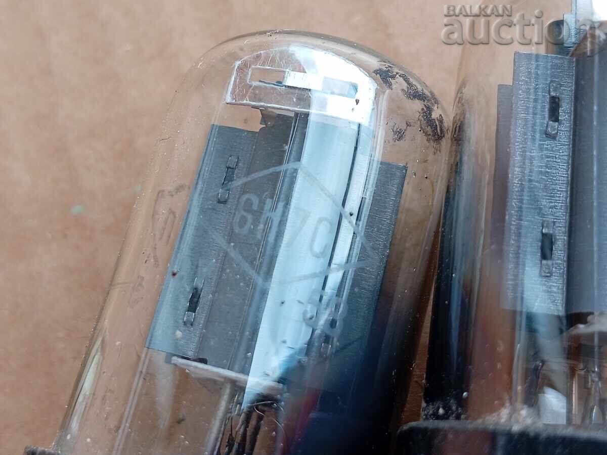 Radio tubes radio station USSR military production 6N7S - 7