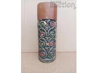 Lumânare veche, mare, cu relief, 1300 ani Bulgaria, anii '80