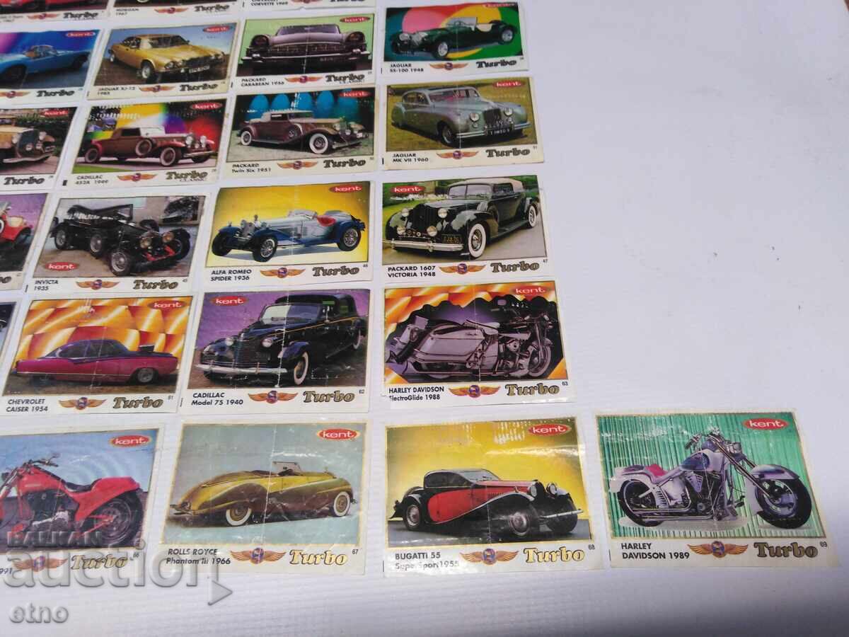 36 buc. CARTONAȘE VECHI DE GUMĂ-TURBO CLASIC - 5