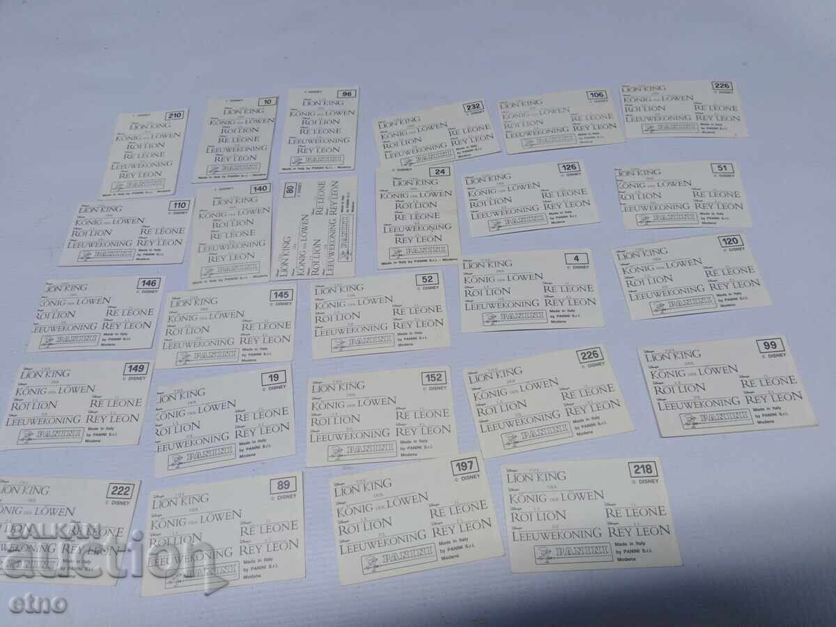 26 τεμ. ΠΑΛΙΑ ΕΙΚΟΝΙΔΙΑ-ΑΥΤΟΚΟΛΛΗΤΑ-Ο ΒΑΣΙΛΙΑΣ ΤΩΝ ΛΙΟΝΤΑΡΙΩΝ, ΚΟΜΙΞ - 7