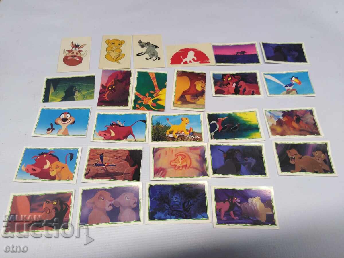 26 τεμ. ΠΑΛΙΑ ΕΙΚΟΝΙΔΙΑ-ΑΥΤΟΚΟΛΛΗΤΑ-Ο ΒΑΣΙΛΙΑΣ ΤΩΝ ΛΙΟΝΤΑΡΙΩΝ, ΚΟΜΙΞ