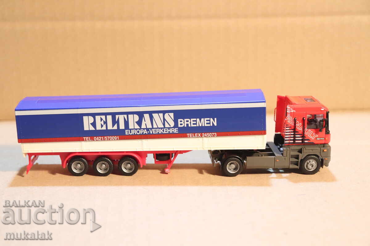 AMW 1:87 H0 RENAULT MAGNUM ΔΕΞΑΜΕΝΗ ΦΟΡΤΗΓΟ TIR ΜΟΝΤΕΛΟ ΤΡΑΚΤΕΡ - 7 AMW 1:87 H0 RENAULT MAGNUM ΔΕΞΑΜΕΝΗ ΦΟΡΤΗΓΟ TIR ΜΟΝΤΕΛΟ ΤΡΑΚΤΕΡ - 7