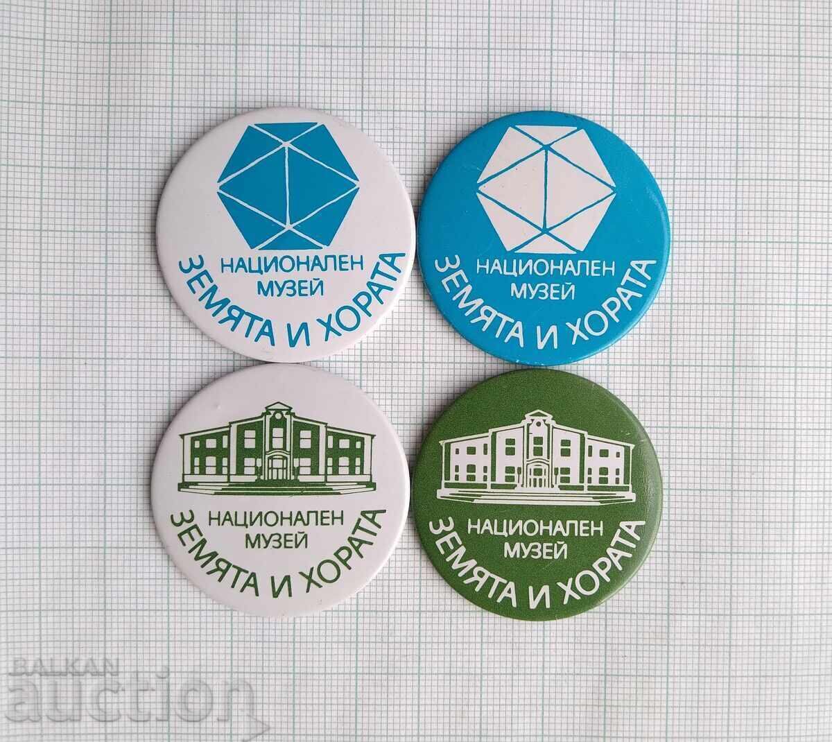 18907 Значка - Национален музей Земята и хората ЛОТ 4 бр. с цена 10.00 лв. | € 5.11 18907 Значка - Национален музей Земята и хората ЛОТ 4 бр. с цена 10.00 лв. | € 5.11