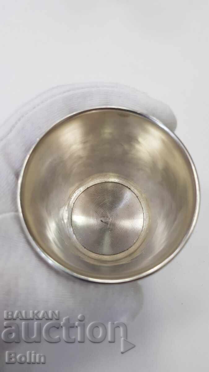 Rare silver Russian Tsarist water cup, hallmark 84, 1852 with price 850.00 BGN | € 434.60