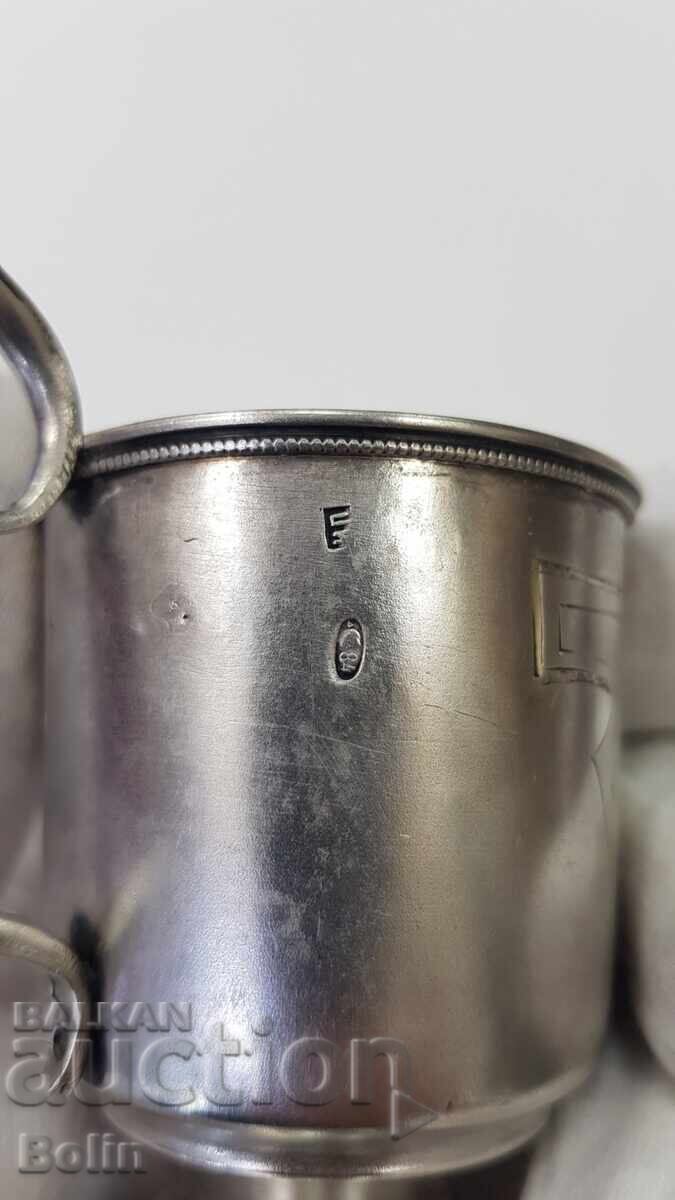 Delivery of Rare Russian Imperial Silver Vodka Cup, Liqueur I.P. 84 pr