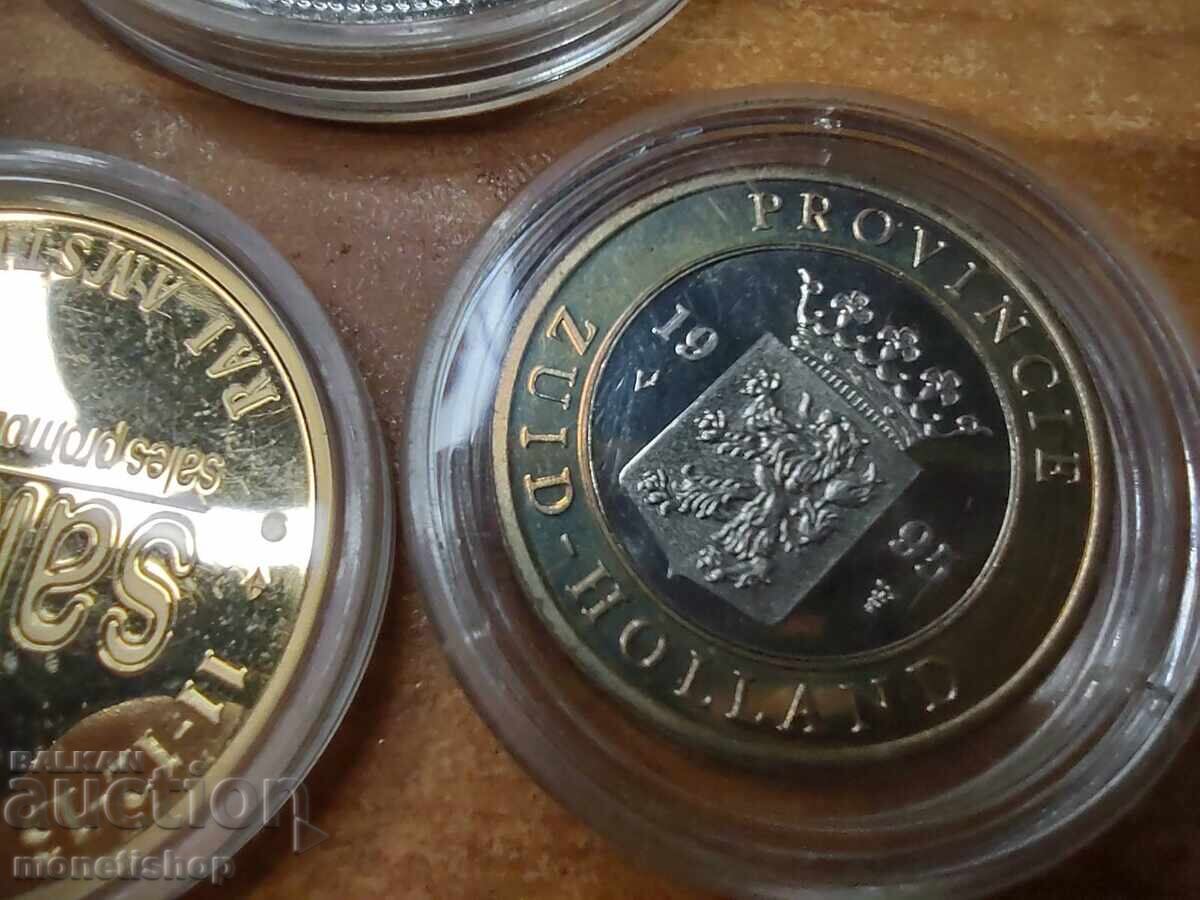 Delivery of 5 pcs. Tokens and medals in collectible condition Delivery of 5 pcs. Tokens and medals in collectible condition