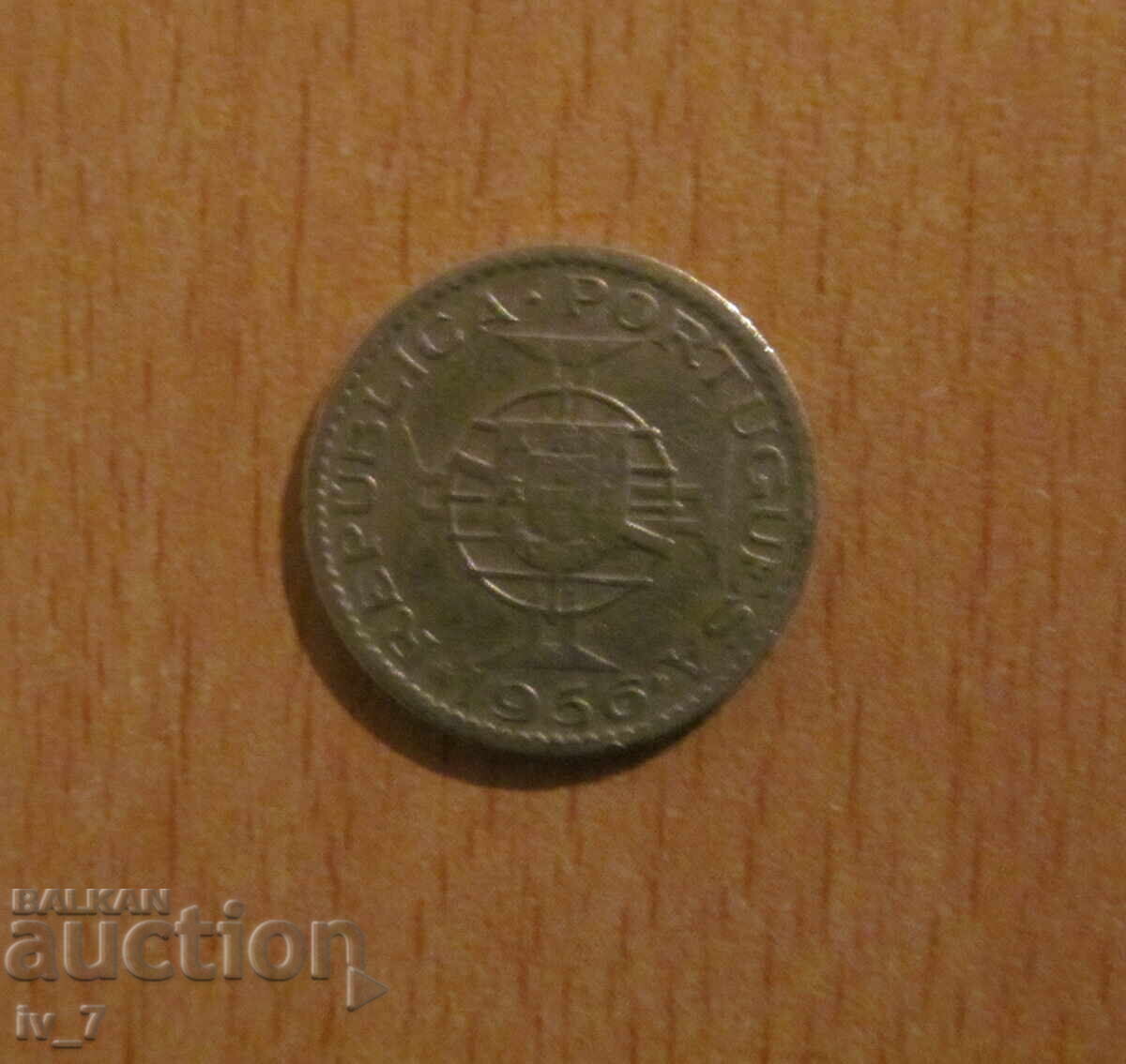 2.5 ESCUDOS 1956 Angola - Portuguese Colonial Empire 2.5 ESCUDOS 1956 Angola - Portuguese Colonial Empire