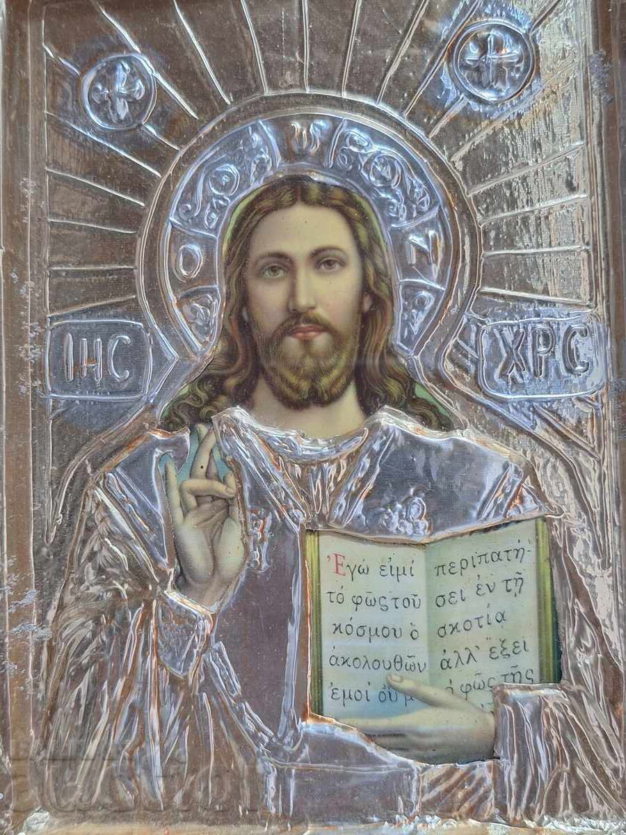 Доставка на Стара икона в рамка и стъкло