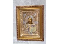 Стара икона в рамка и стъкло