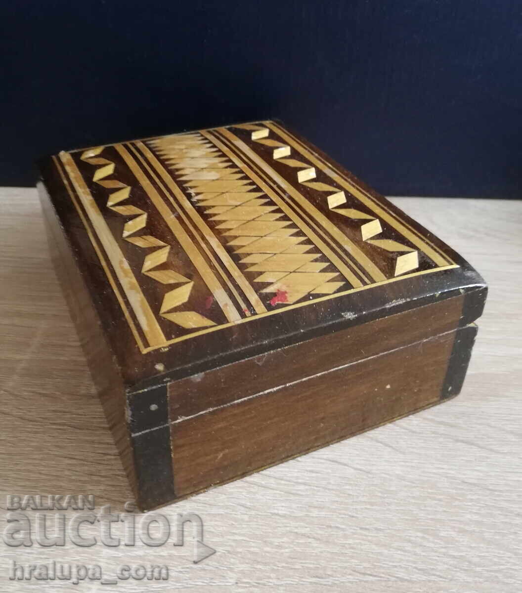 Auction  Old wooden box