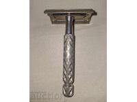 Vechi aparat de ras metalic -- Gillette -- Zhilet